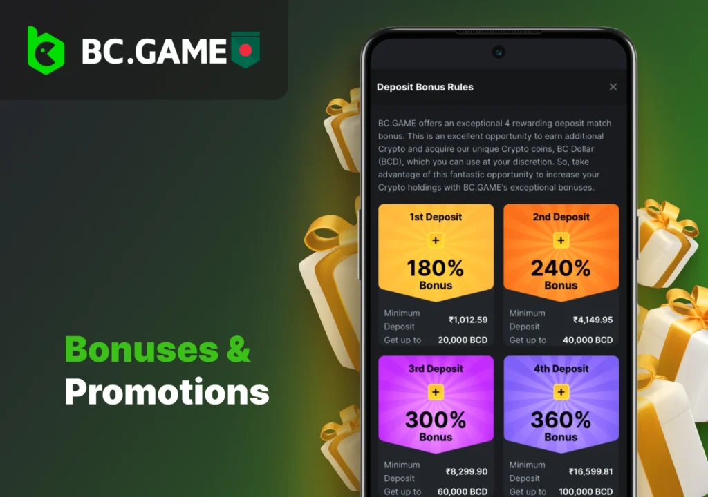 Bonus offers on the casino mobile app